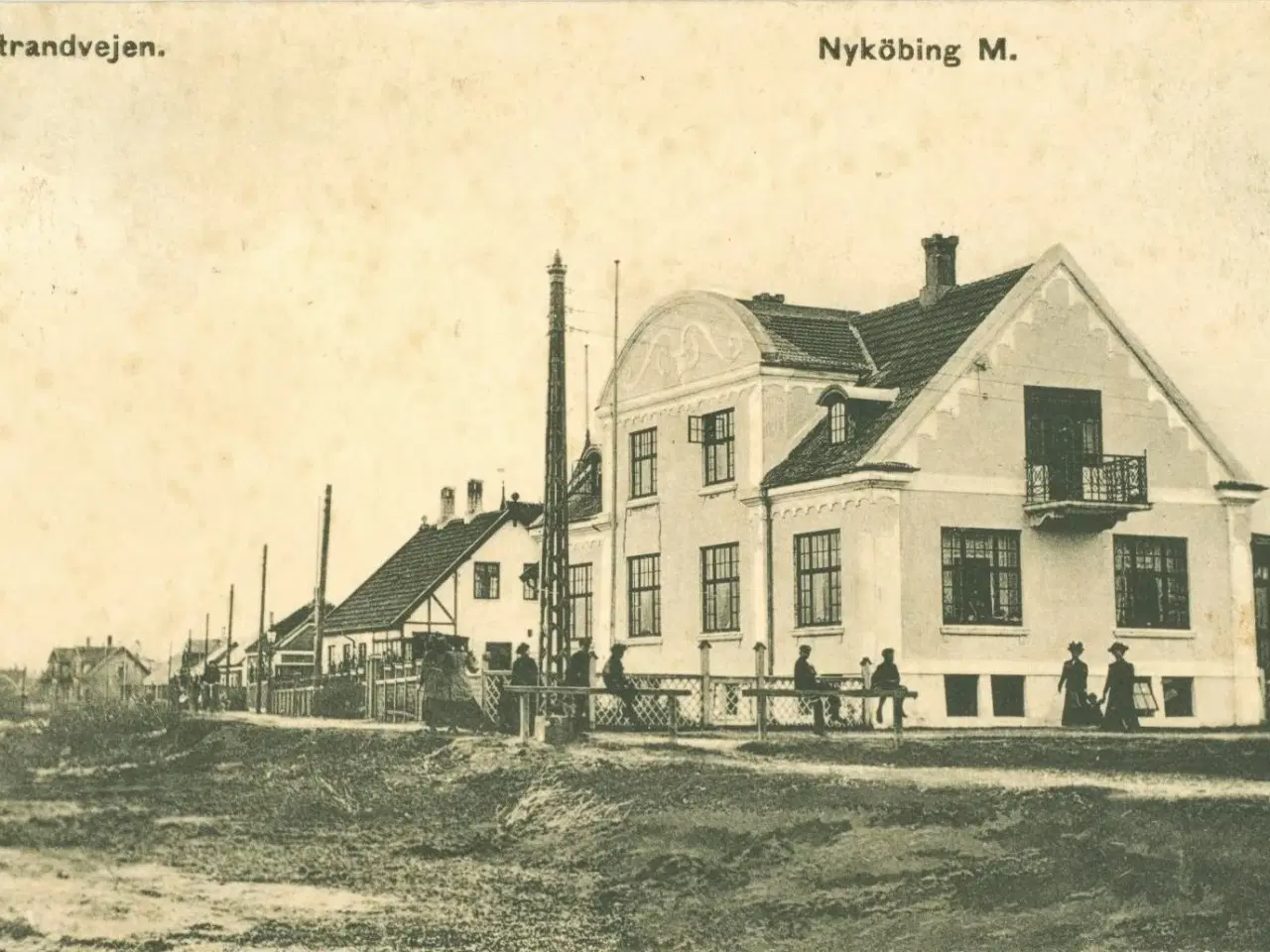 Billede 1 - Nykøbing Mors 1913. Strandvejen