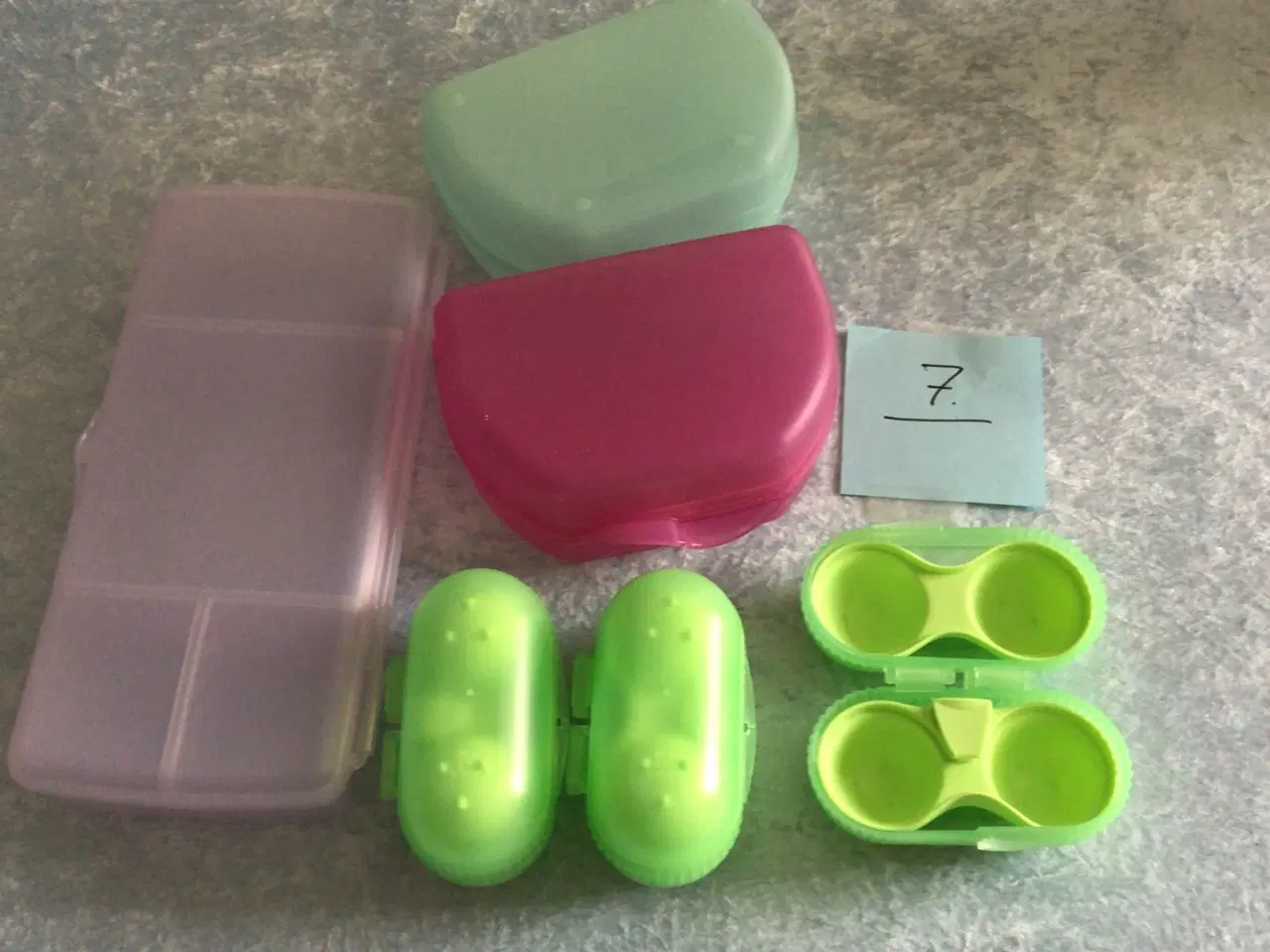 Billede 1 - Tupperware 3 madkasser medfølger bokse til æg