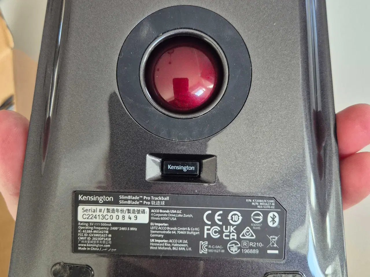 Billede 2 - Kensington SlimBlade Pro Trackball