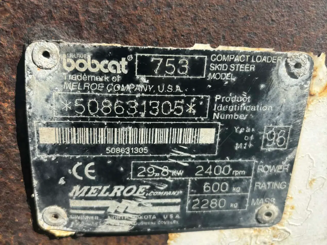 Billede 8 - Minilæsser, Bobcat 753