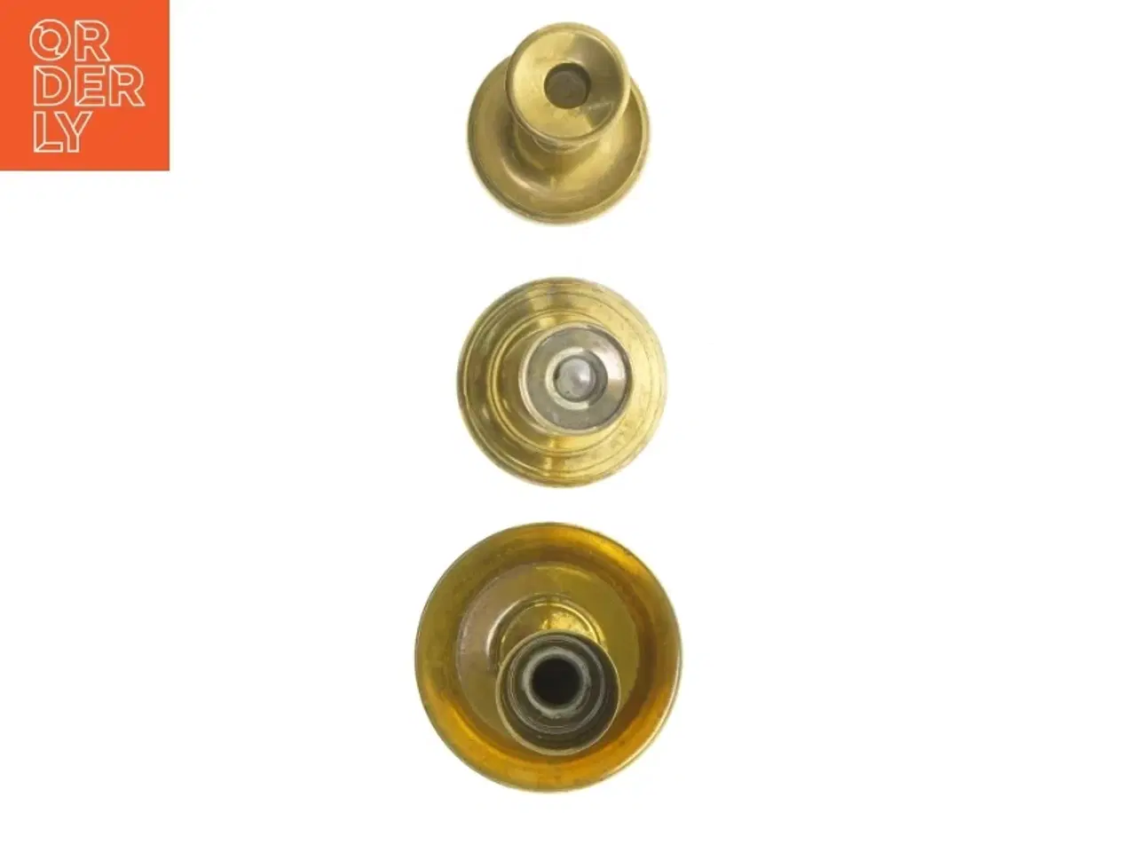 Billede 5 - Messing lysestager (str. 15 cm til 24 cm)