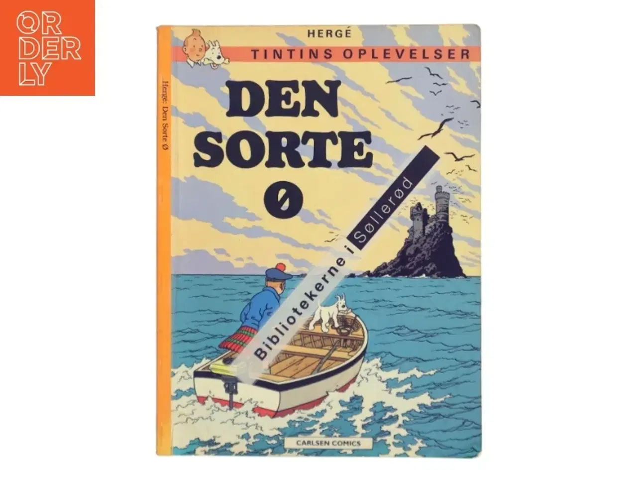 Billede 1 - Den sorte ø af Hergé (Bog)