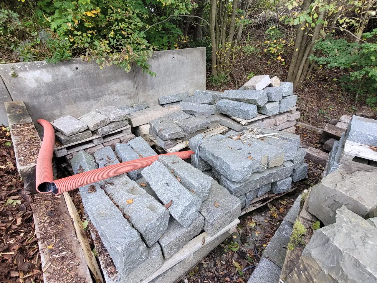 Billede 3 - Granit trappetrin/blokke/kanter blandet