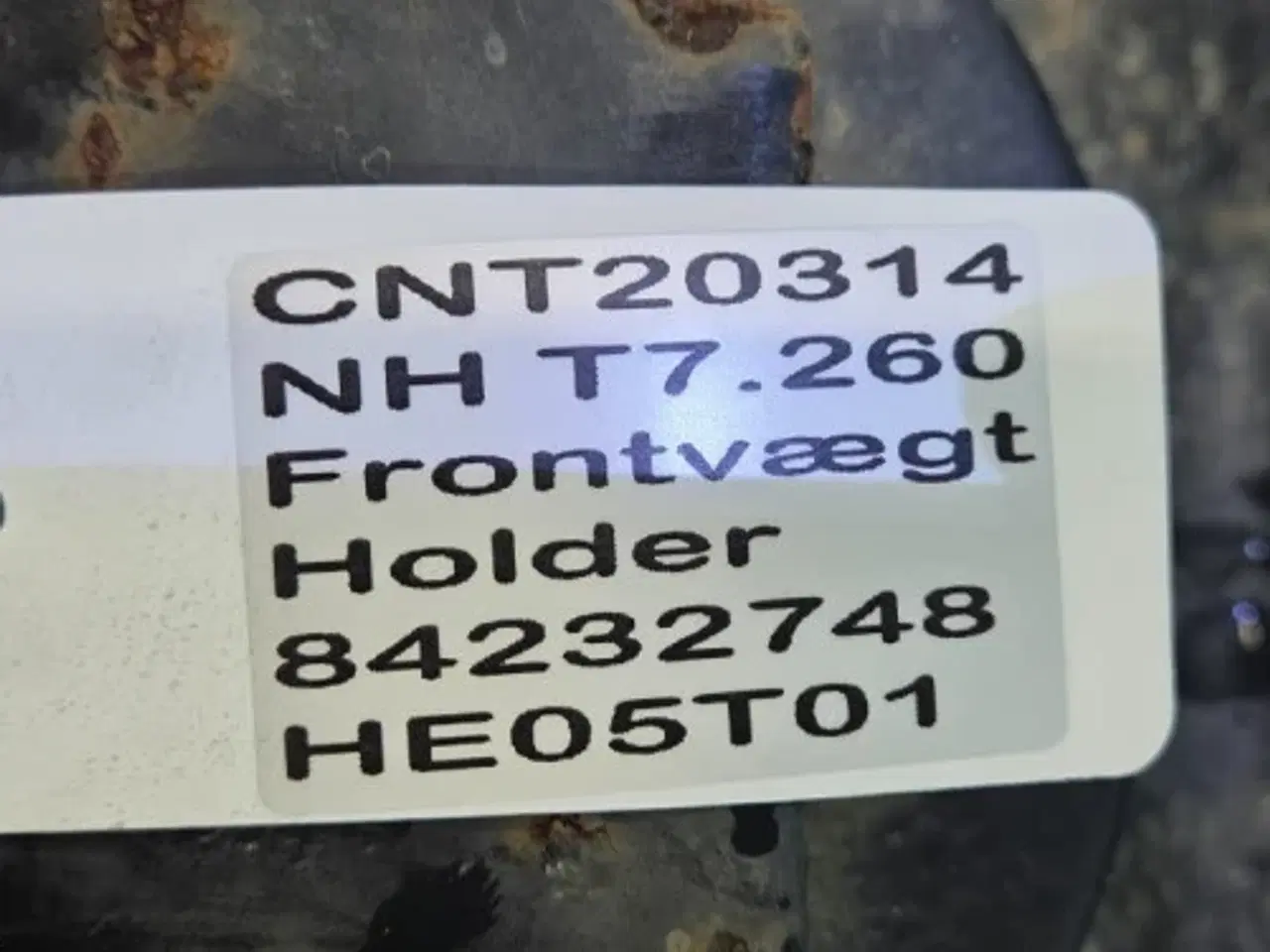 Billede 11 - New Holland T7 Frontvægt Holder 84232748