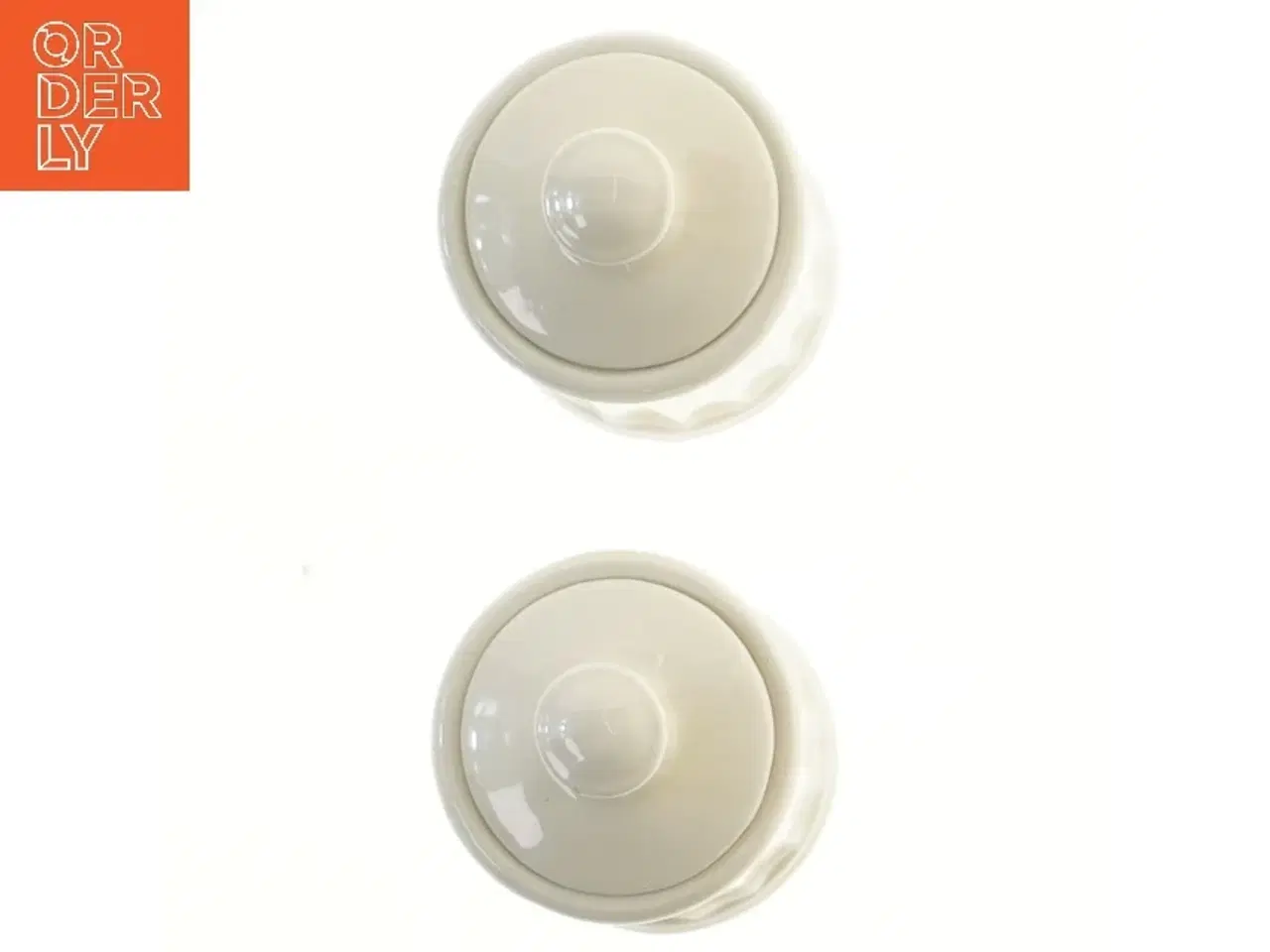 Billede 3 - Krydderibeholdere i porcelæn (str. Ø 6,5x11 cm)