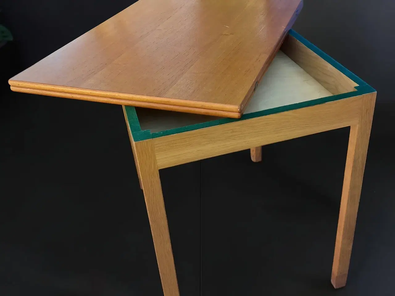 Billede 1 - Multifunktionsbord i teak/eg – foldbart bord