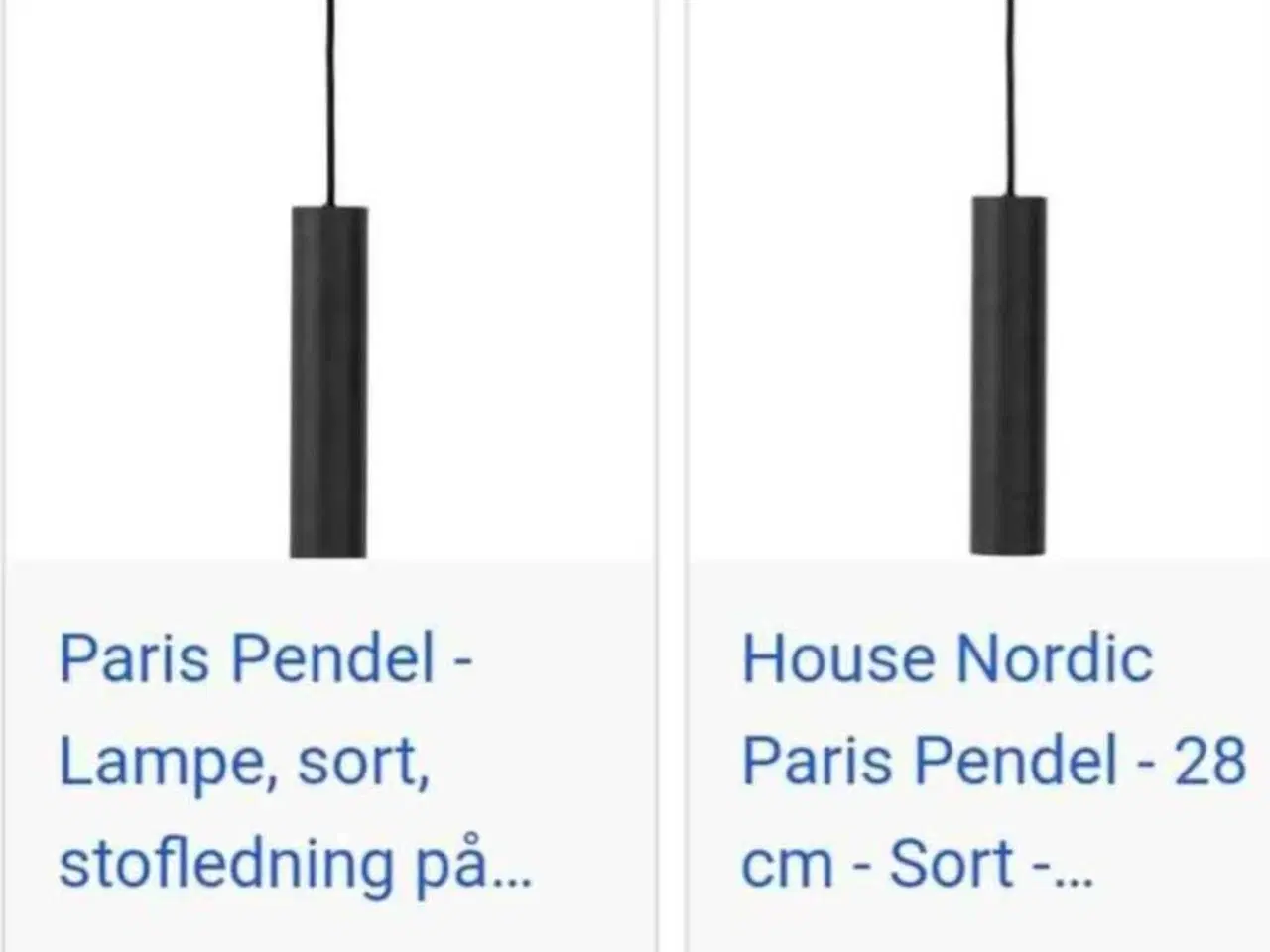 Billede 2 - Paris pendel fra HouseNordic sort 