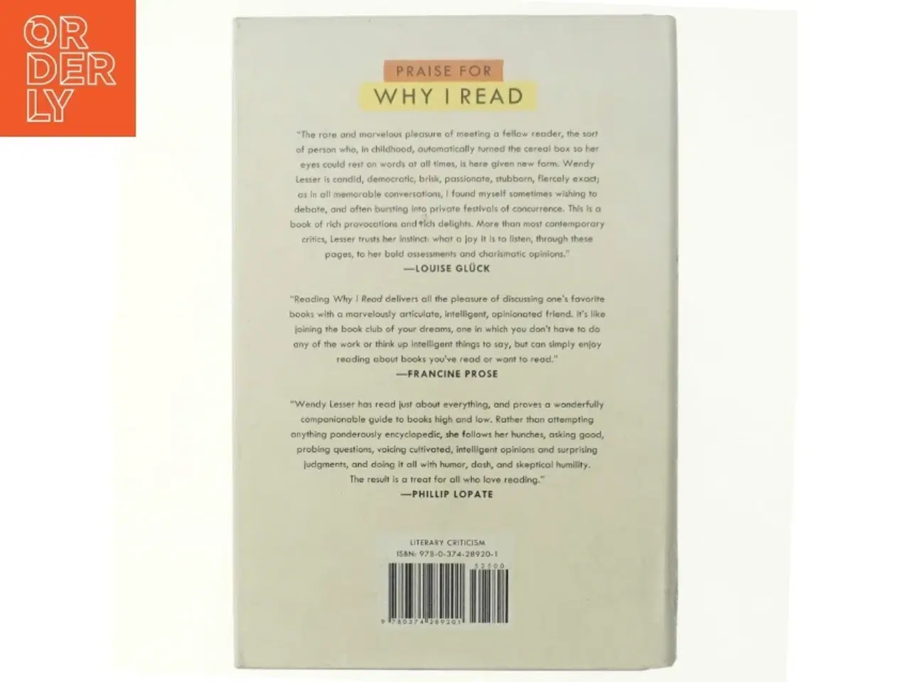 Billede 3 - Why I Read : the serious pleasure of books (Bog)