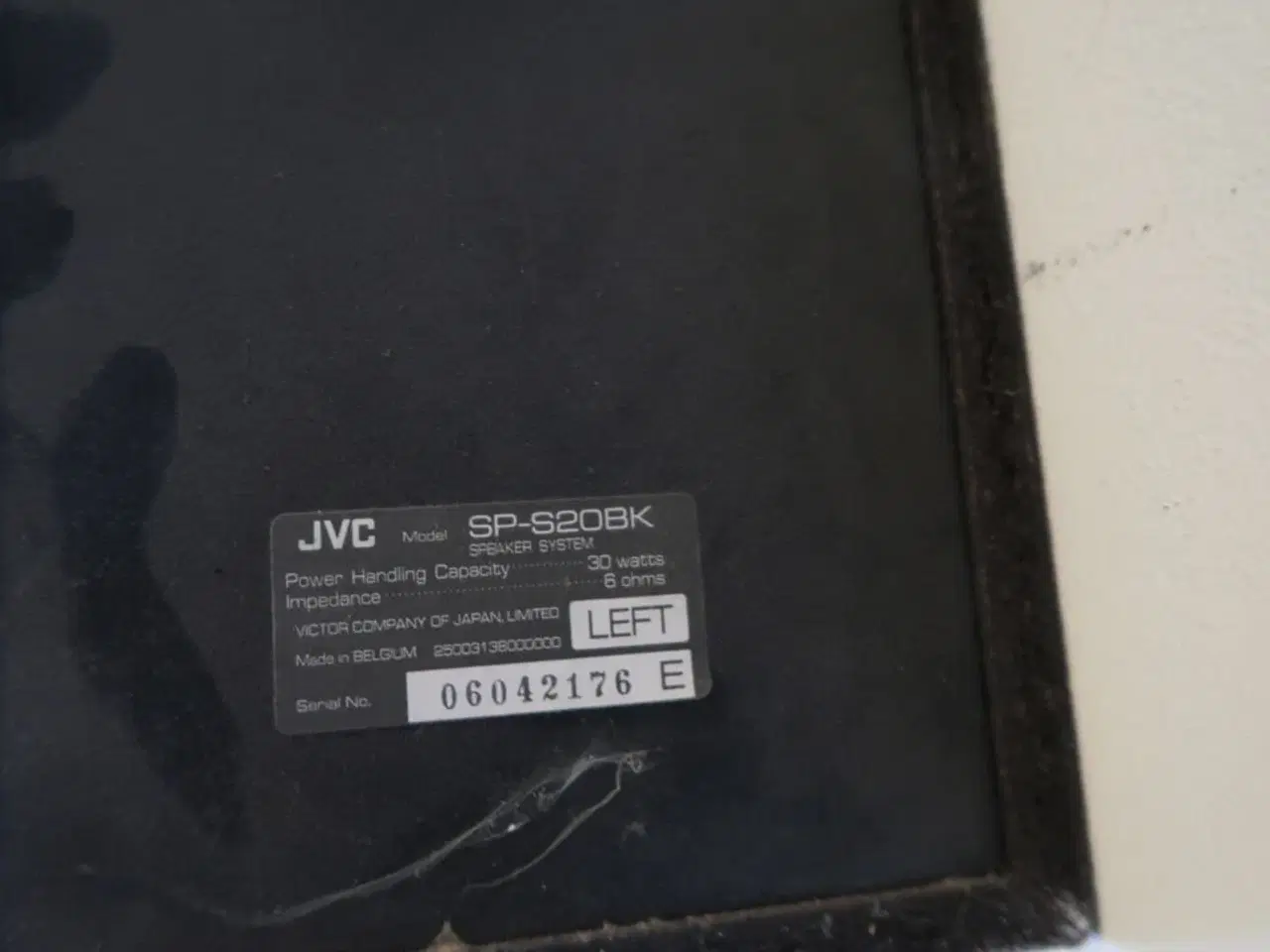 Billede 2 - 2 stk. højtalere JVC SP-S20BK