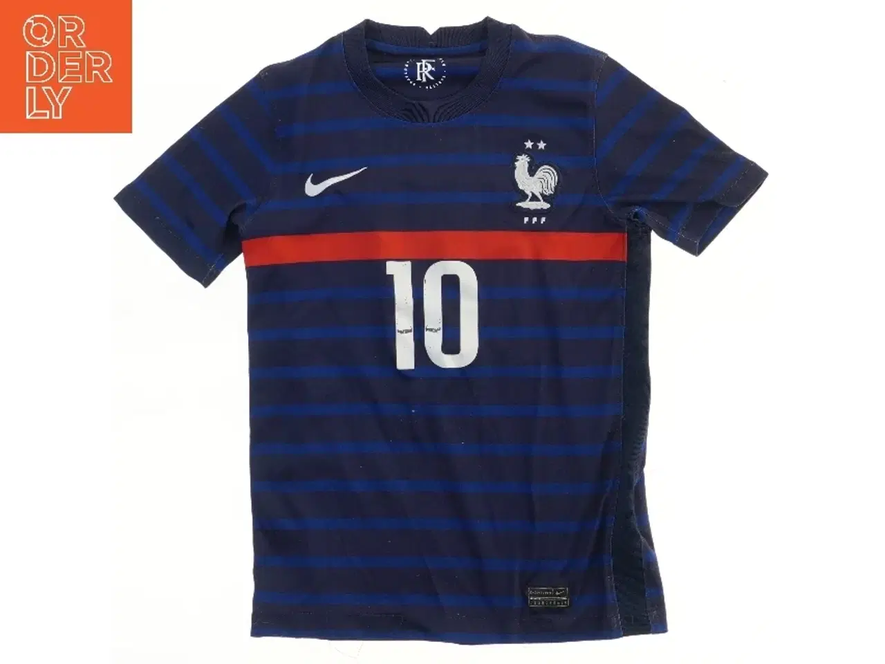 Billede 1 - Nike Mbappé Frankrig fodboldtrøje med nummer 10 (str. 146)