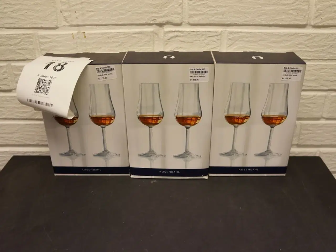 Billede 1 - 6 stk. glas ROSENDAHL