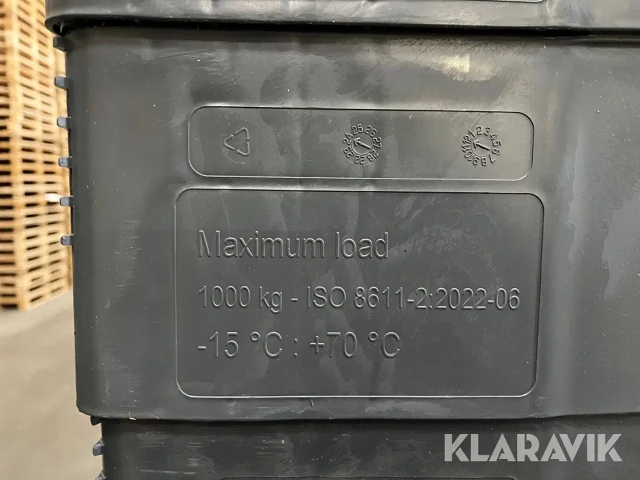 Billede 3 - Plastpaller 1000kg - 15 styk