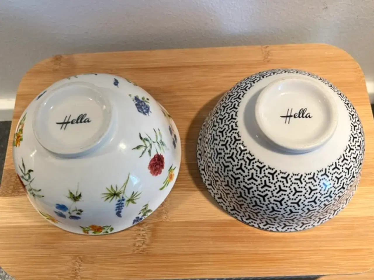 Billede 2 - 2 Hella skåle med unikke mønstre - fin stand