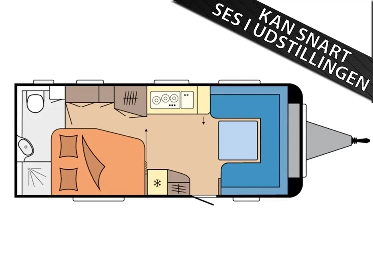 Billede 1 - 2023 - Hobby Prestige 560 WFU   2023 Hobby Prestige 560 WFU - Se den snart hos Camping-Specialisten.dk