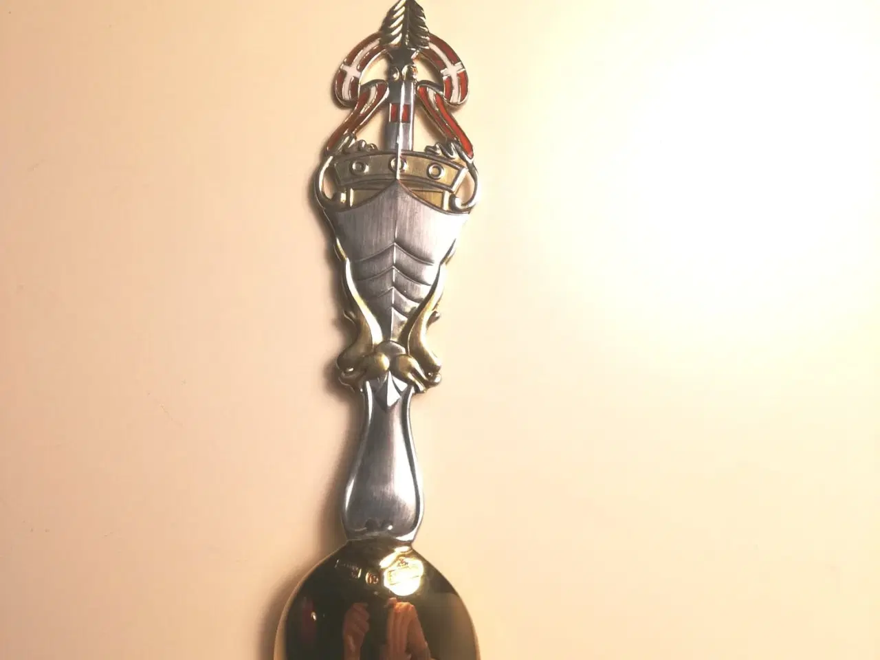 Billede 2 - Sølvtøj, Anton Michelsen Juleske 1921 Juleskibet