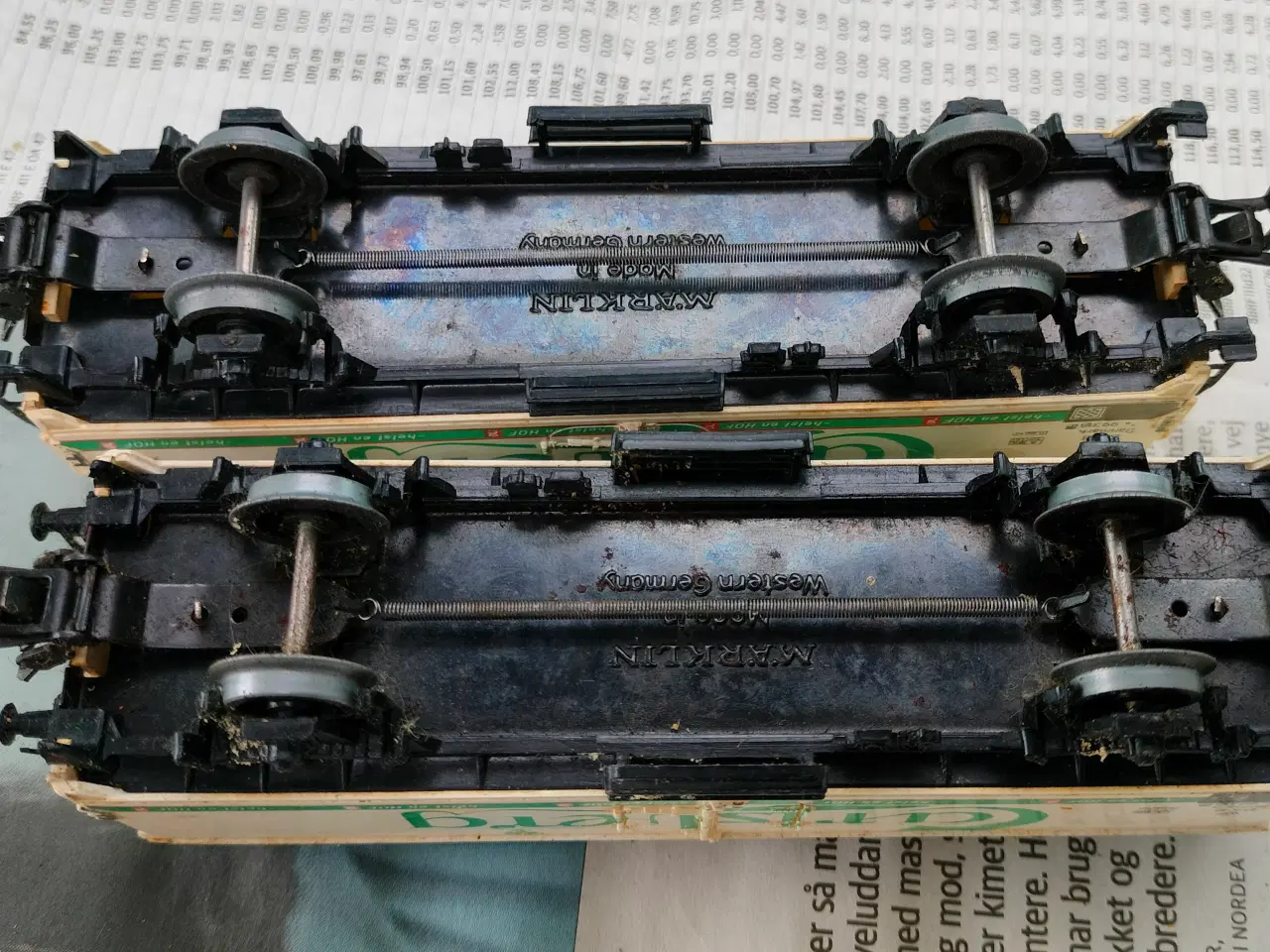 Billede 4 - Märklin DSB Carlsberg Vogne 2stk, skala 1-87 H0  M