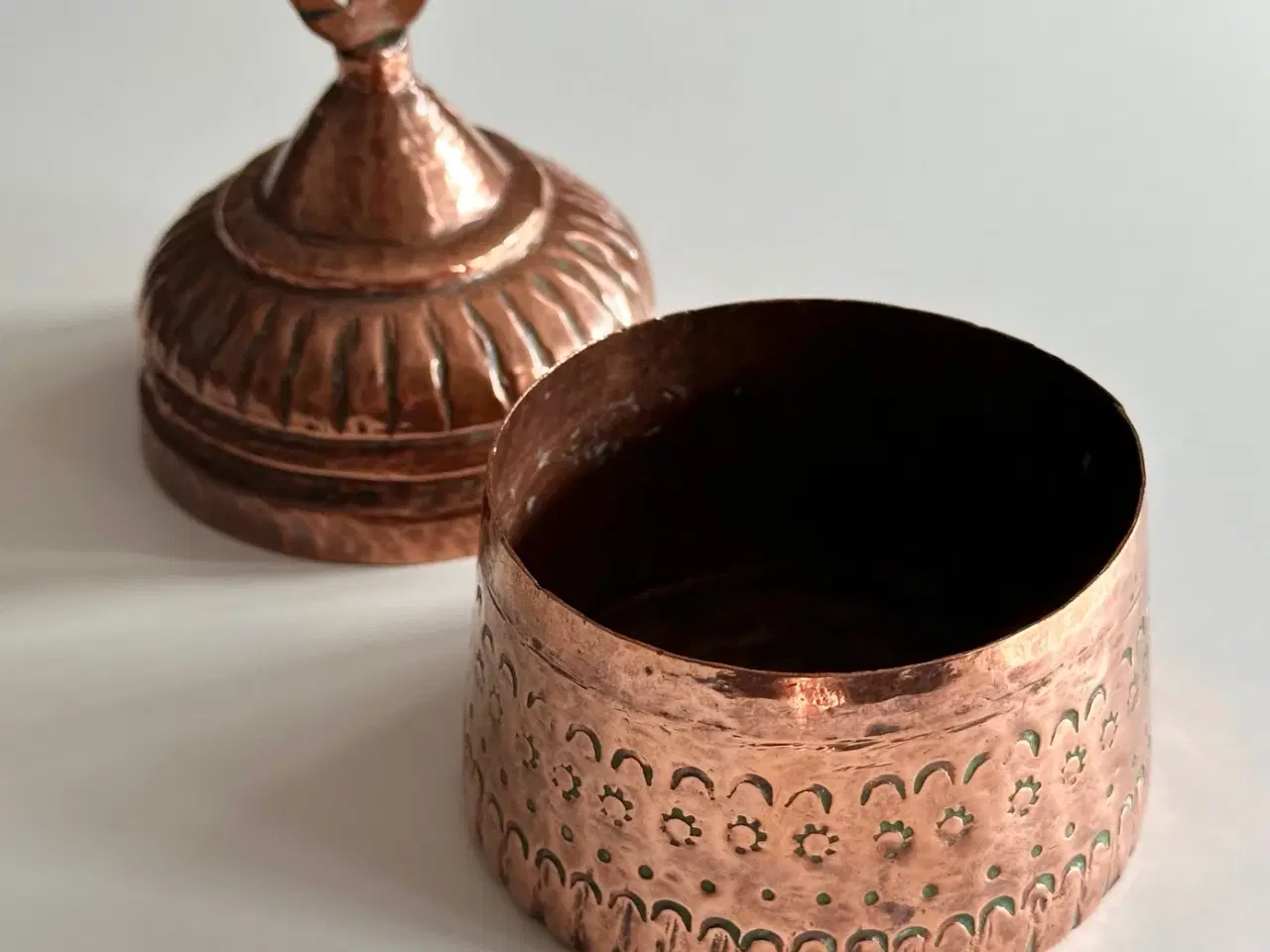 Billede 4 - Kobber lågkrukke