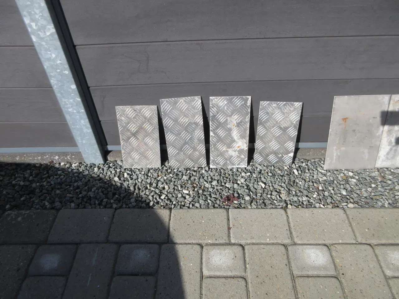 Billede 1 - Køre plader i rustfrit stål/aluminium