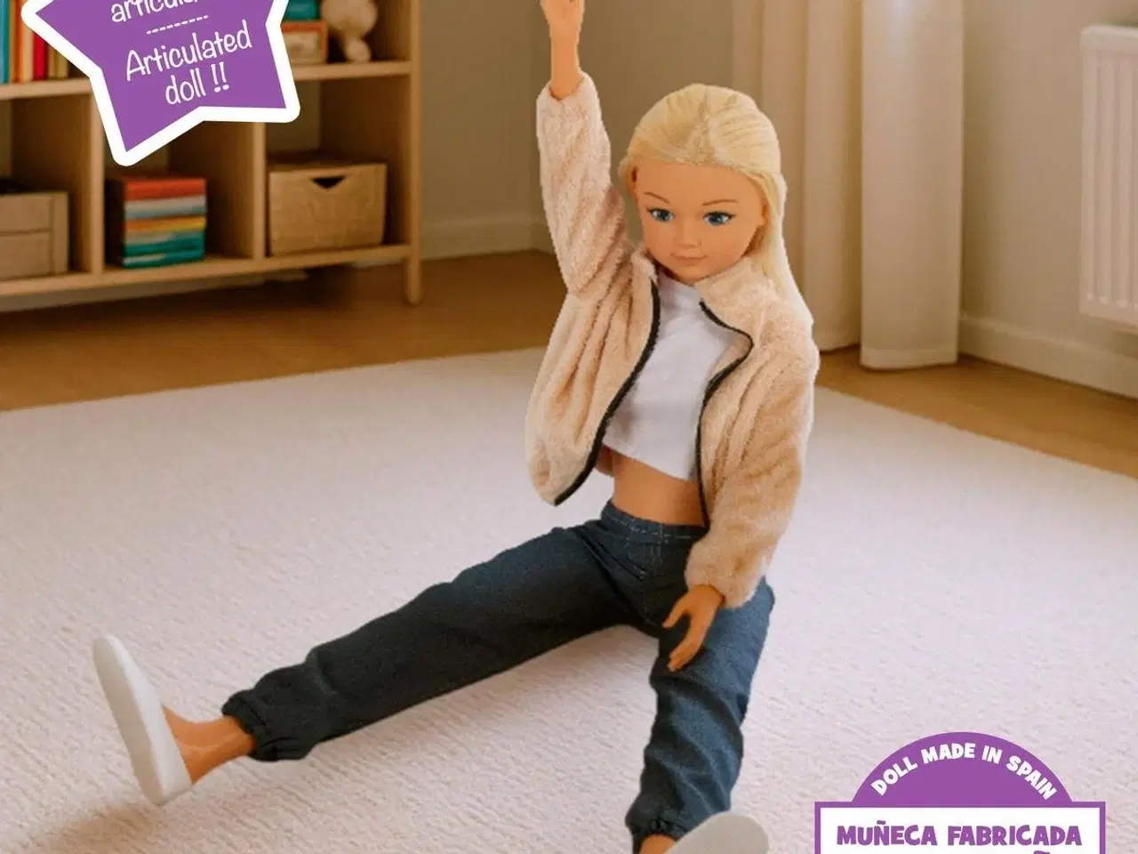 Billede 4 - Dukke - Maria Casual, 105 cm