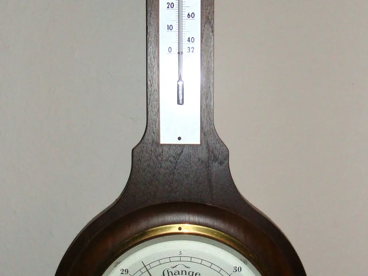 Billede 1 - Vejrstation med barometer, hygrometer m.v.