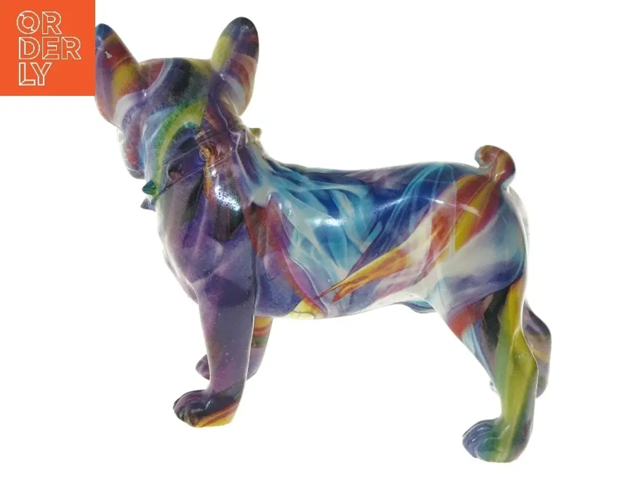 Billede 3 - Dekorativ bulldogfigur (str. 22x19x11 cm)