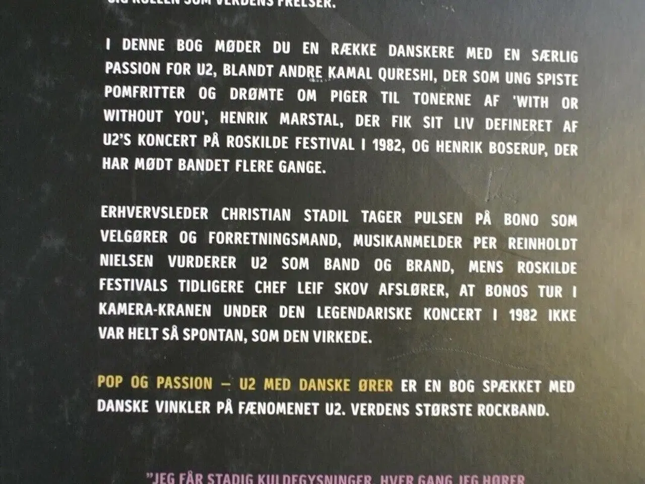 Billede 3 - pop og passion - u2 med danske ører , af thomas br