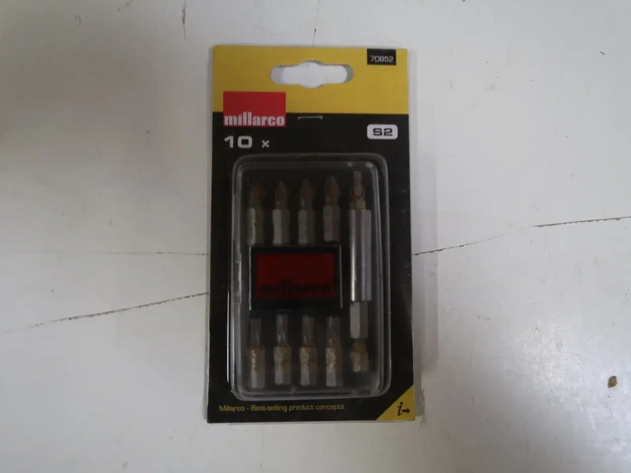 Billede 2 - 14 pk. Work it by millarco® bitssæt S2 stål 10 dele