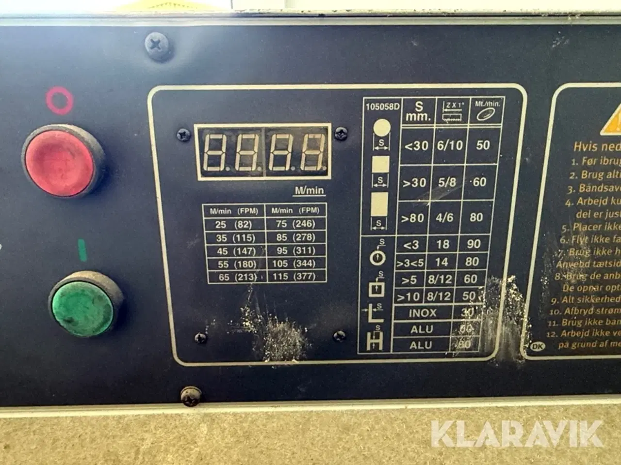 Billede 7 - Metalbåndsav Optimum S 300 VG