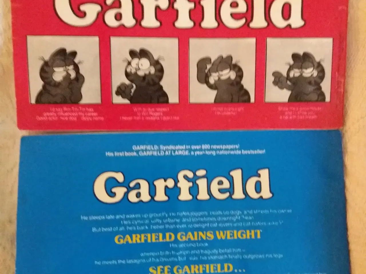 Billede 2 - Garfield at Large" & "Garfield gains Weight"
