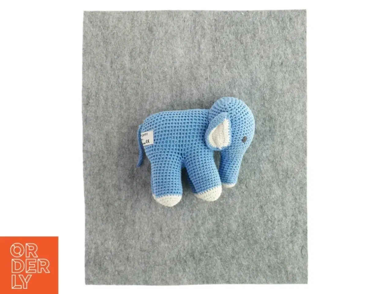 Billede 1 - Hæklet elefant (str. 17 x 13cm)