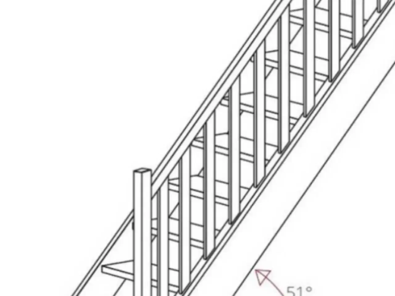 Billede 2 - Trappe fyrretræ