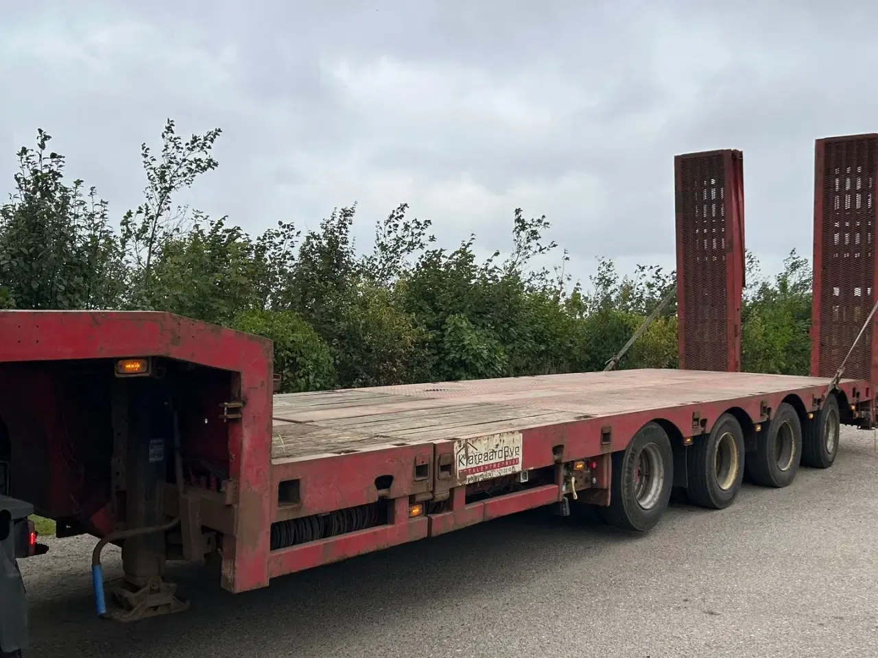 Billede 2 - - - - - - - TSR Maskintrailer blokvogn