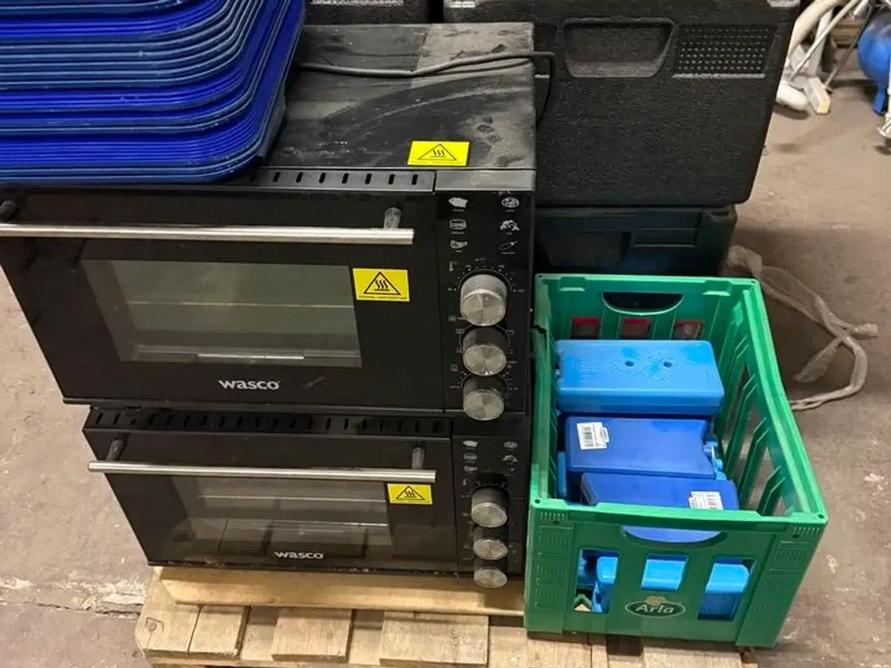 Billede 4 - 4 kanga thermokasser. 2 vogne til thermokasser. 2 små ovne. (MOMSFRI)
