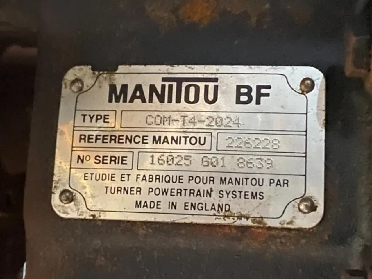 Billede 8 - Manitou MT 932  Gearkasse 226228