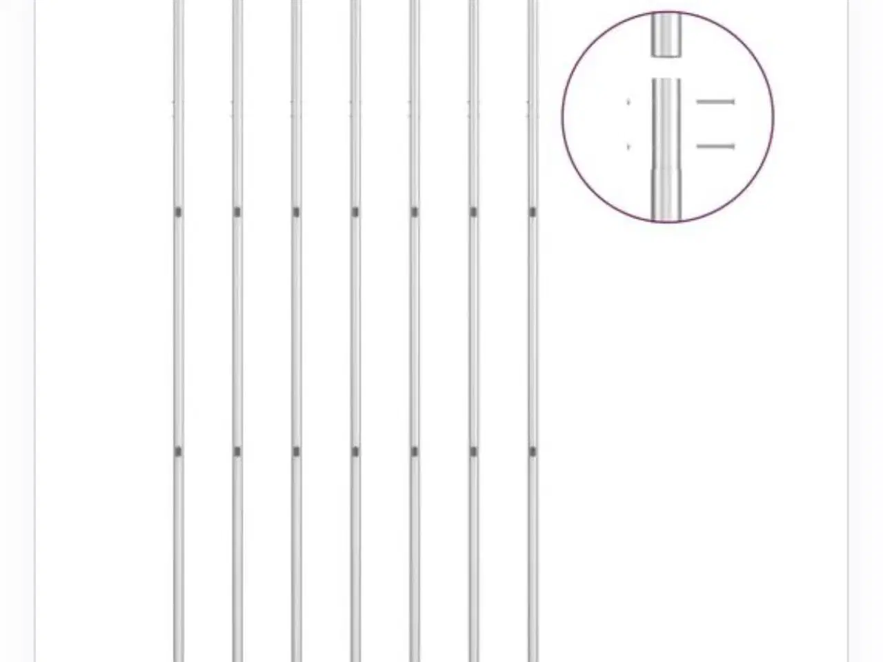 Billede 4 - Galvaniseret hegn 150 cm - 30 meter
