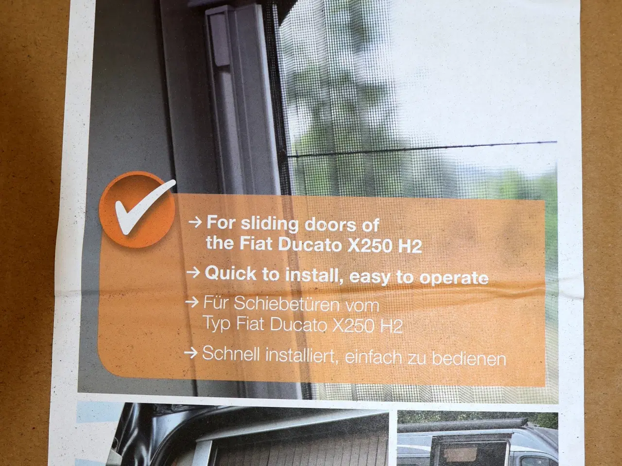 Billede 3 -  Dometic flytec FT700 insektnet til skydedør