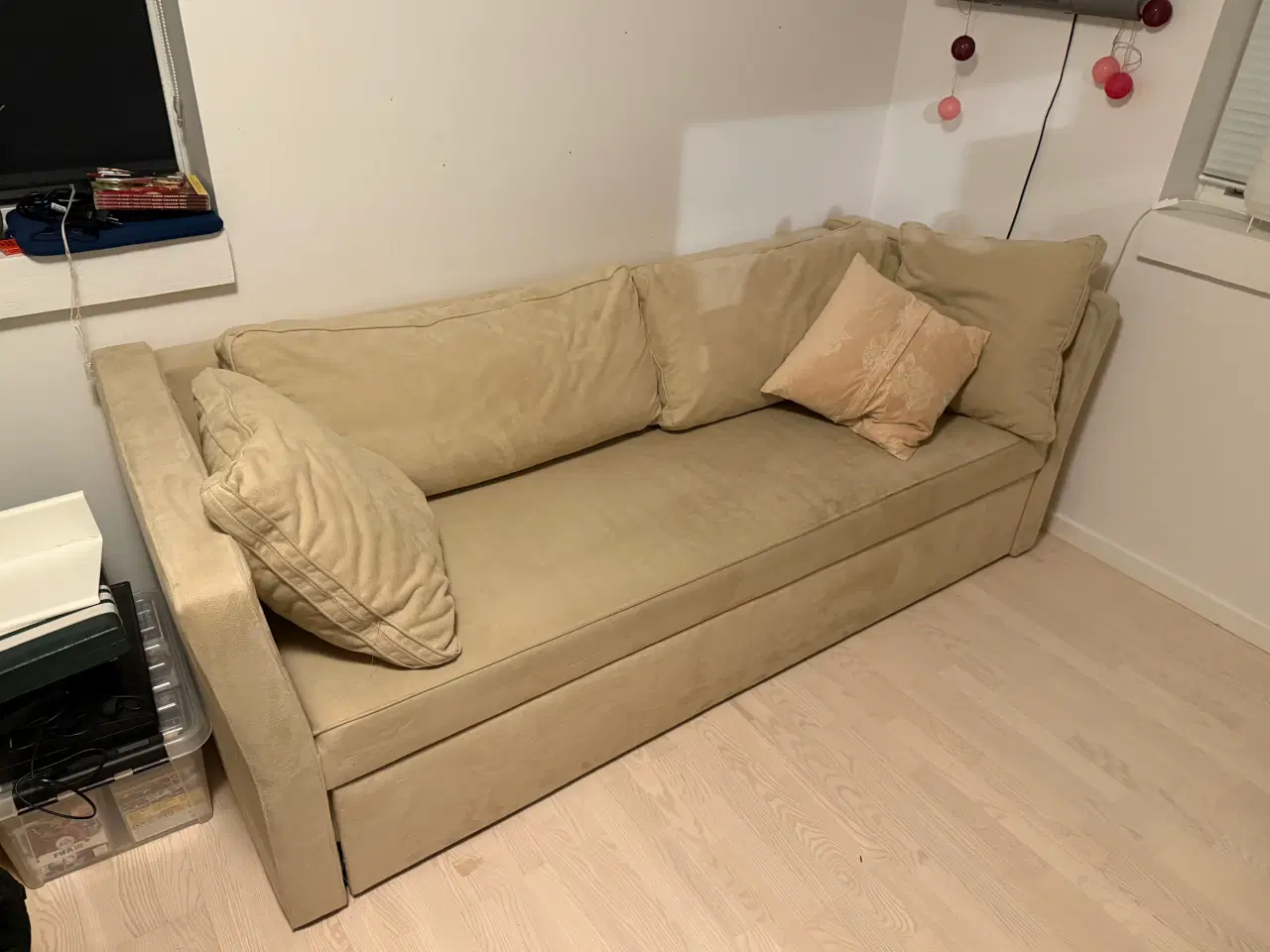 Billede 1 - Sovesofa m springfjedre.