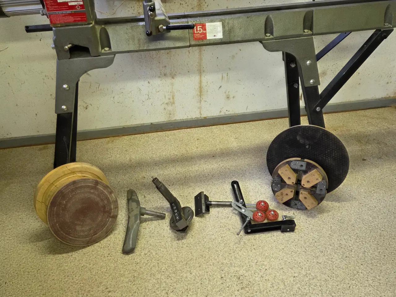 Billede 3 - Trædrejebænk. Nova 1624/44