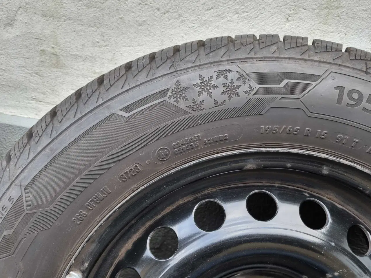 Billede 3 - Vinterdæk på stålfælge