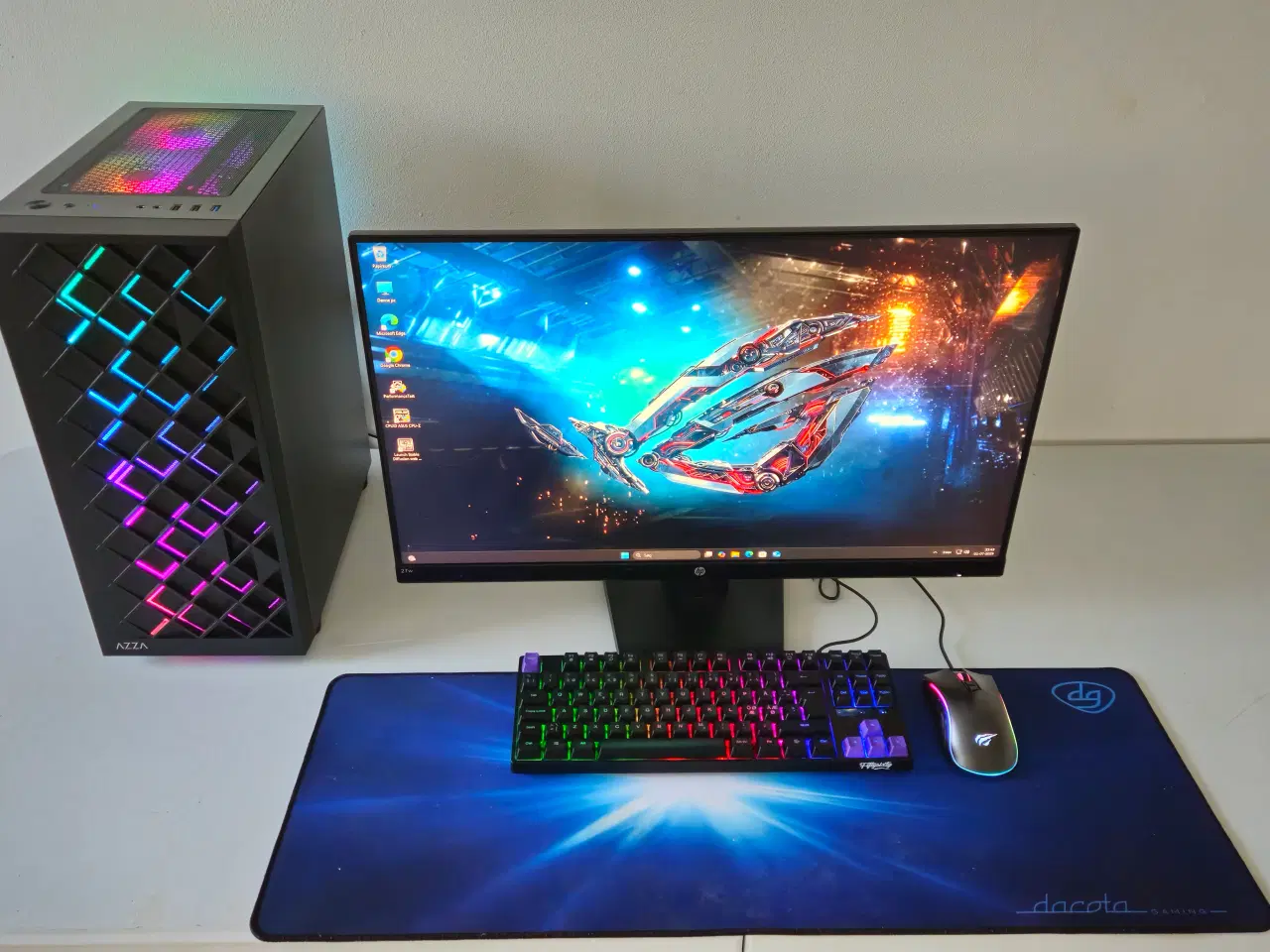 Billede 6 - RGB Gamer PC + 27" Skærm