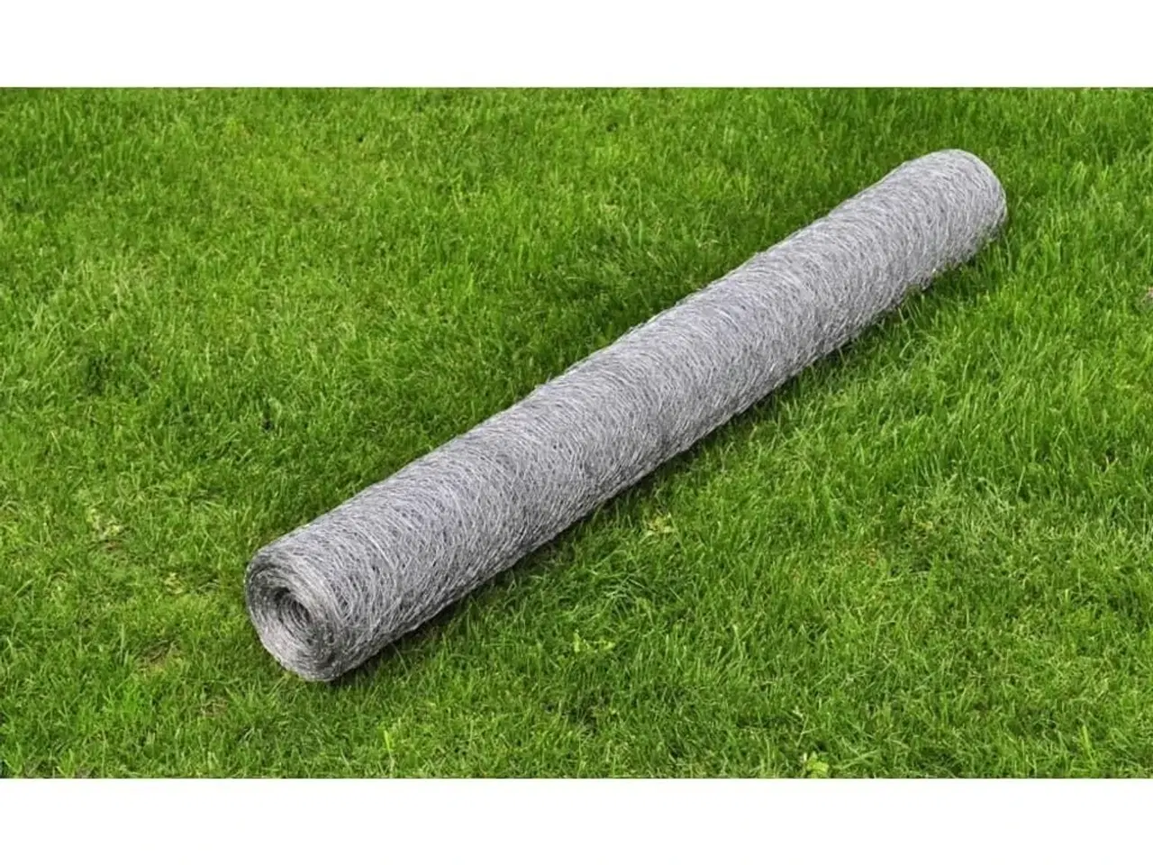 Billede 1 - Hønsenet galvaniseret stål 25 x 1 m sølvfarvet