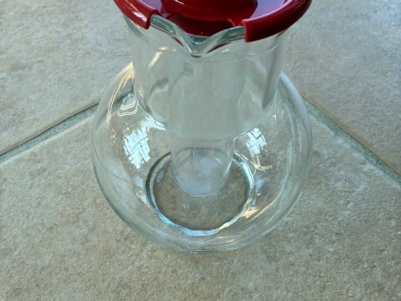 Billede 2 - Glas kande med indsats og låg