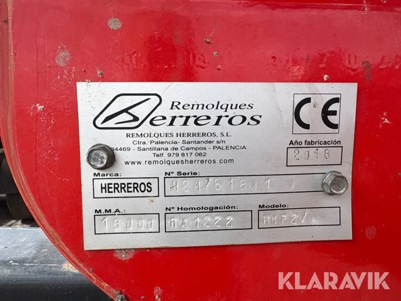 Billede 5 - Græsvogn Herreros HMF274