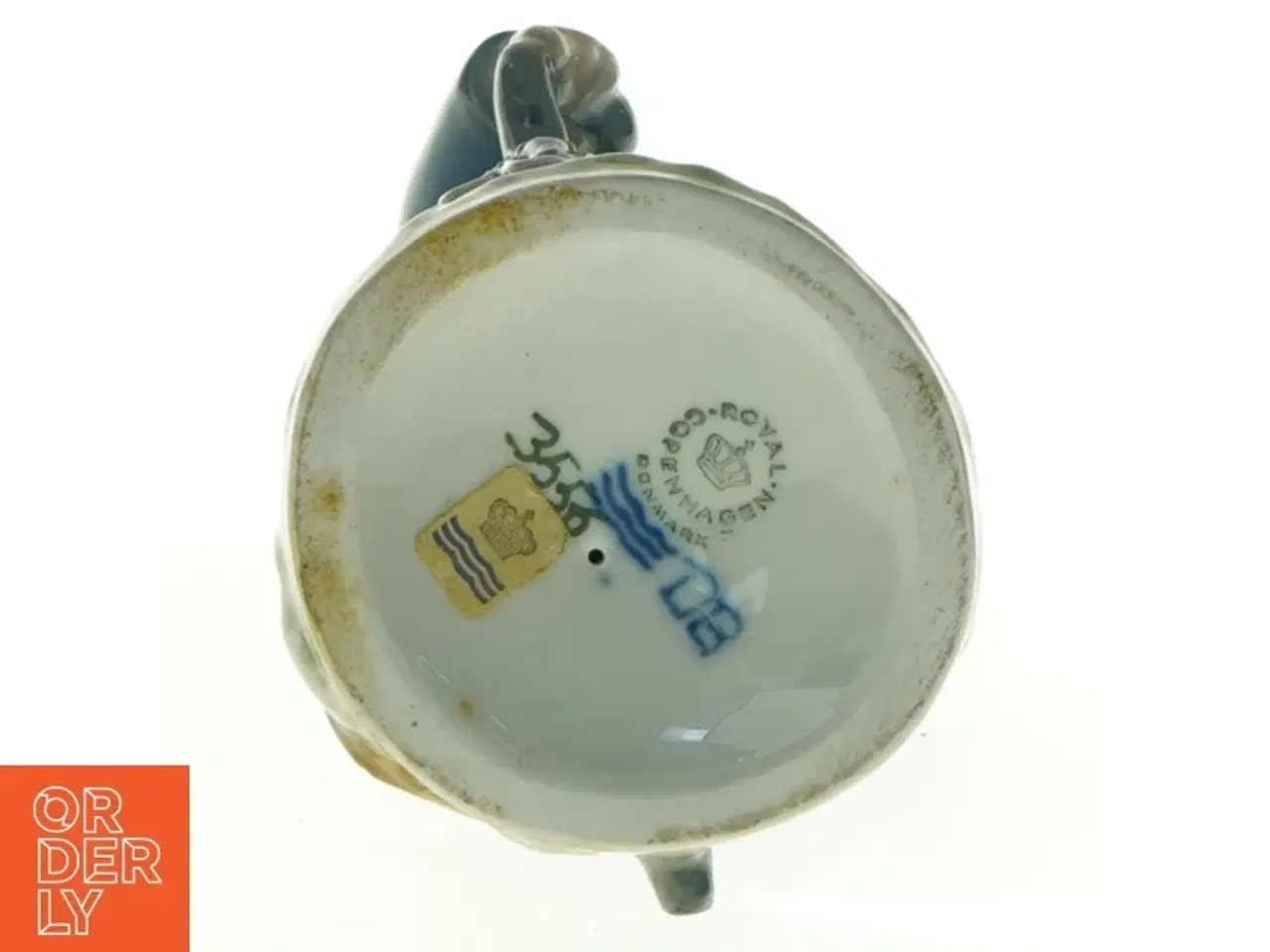 Billede 5 - Porcelænsfigur af pige med paraply fra Royal Copenhagen (str. 18 x 9 cm)