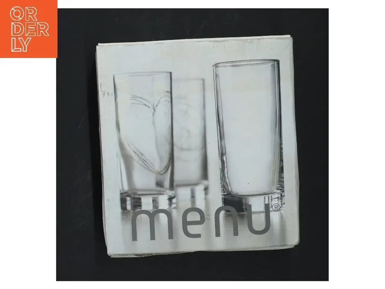 Billede 2 - To drikkeglas med design fra Menu (str. 13,5 cm)