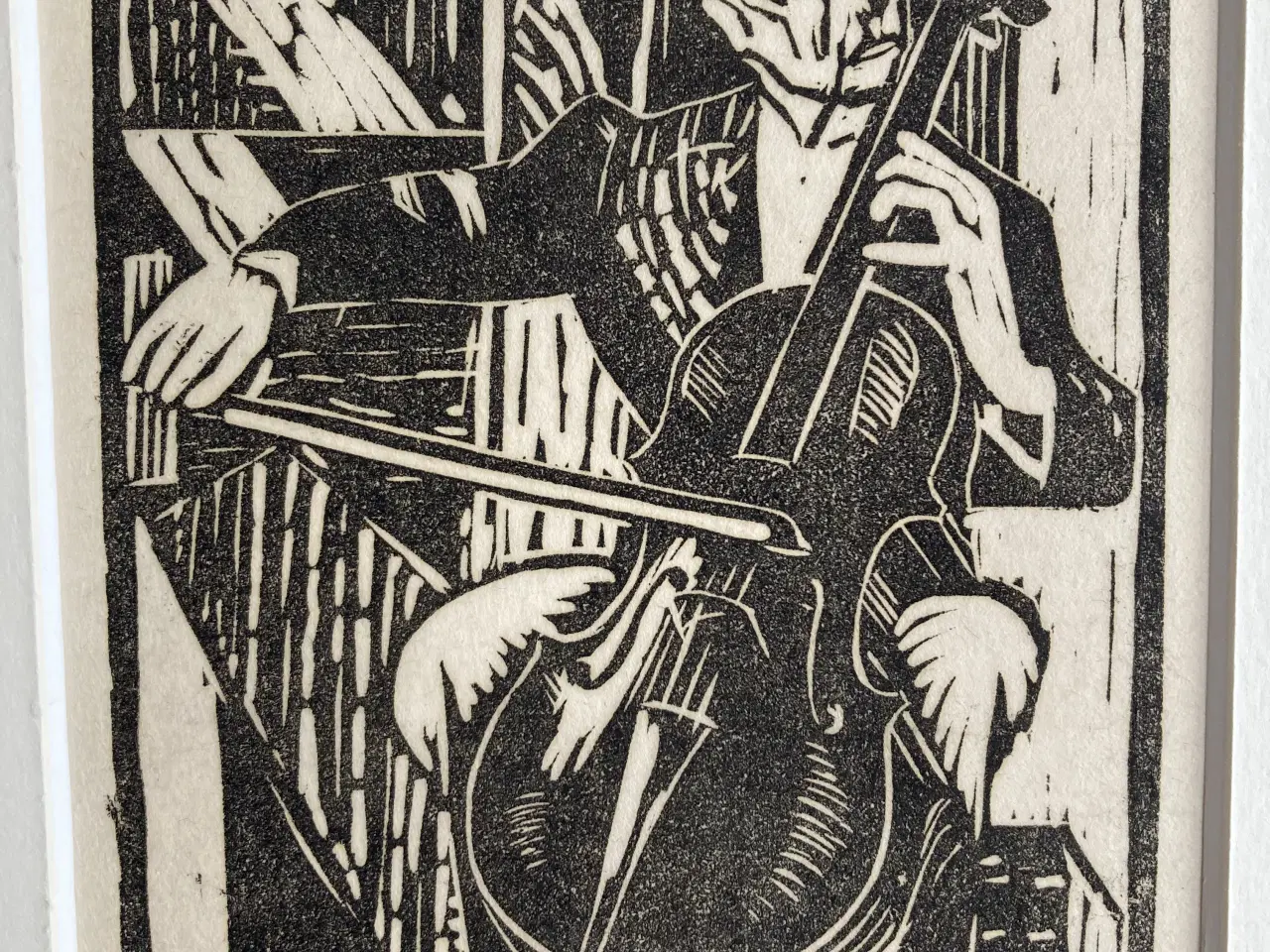 Billede 1 - Træsnit Helge Nielsen Listed Bornholm