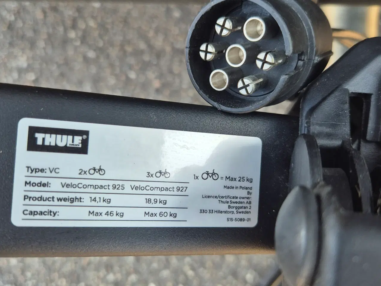 Billede 12 - Thule Velocompact cykelholder til 3 cykler