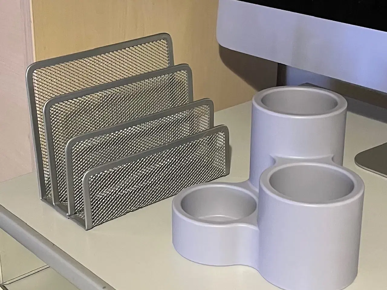 Billede 1 - Circles Sky Blue-design Thor Høy + brevholder