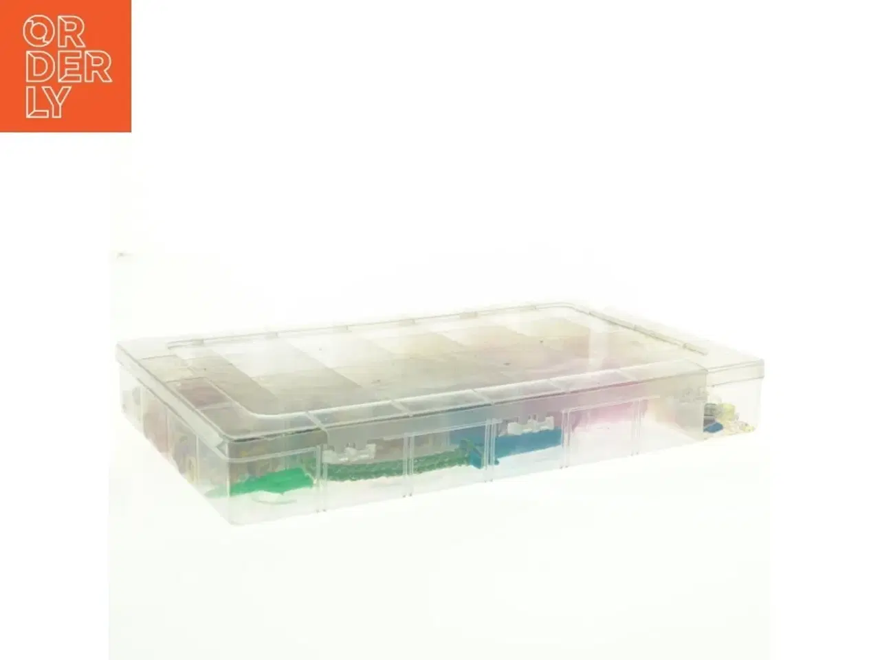 Billede 2 - Loom bands kit i opbevaringsboks (str. 34 x 21 cm)