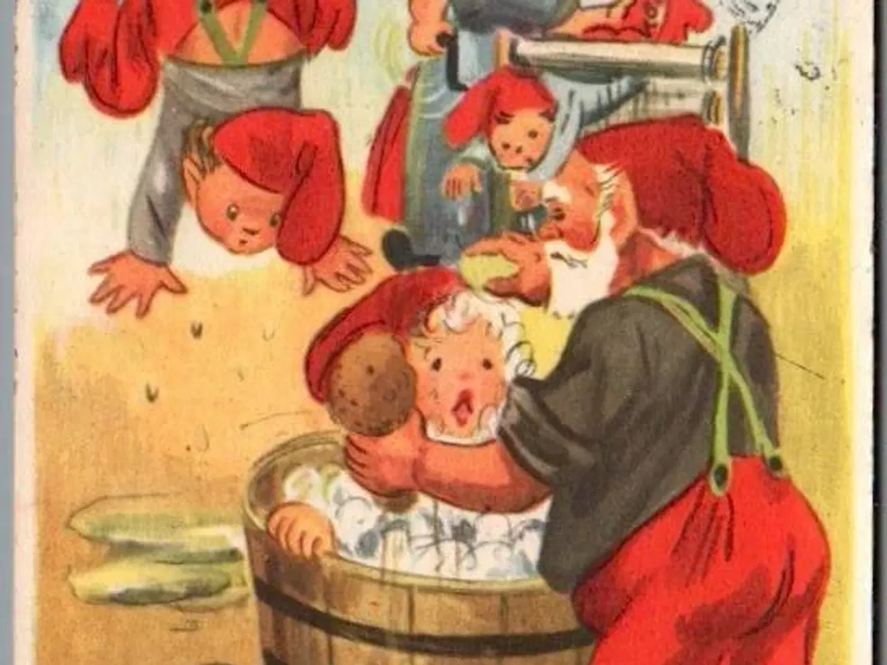 Billede 1 - Illa - Glædelig Jul - Eneret Serie 261 - Postkort -  Brugt